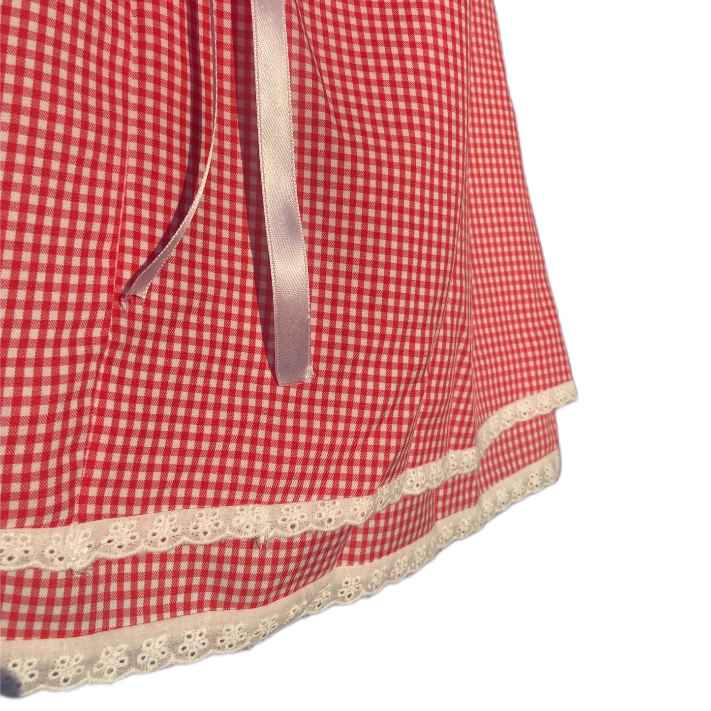 The Darling Mini Dress - Strawberry Gingham